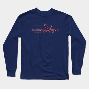 You May Fire When Ready (Red) Long Sleeve T-Shirt